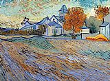 Vincent van Gogh View of the Church of Saint-Paul-de-Mausole painting